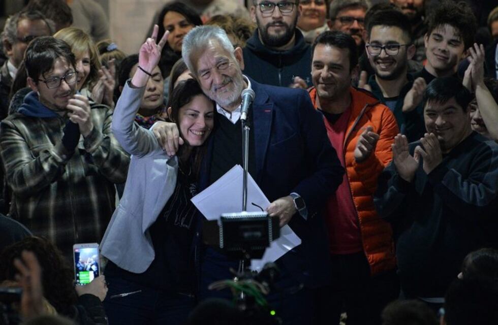 Alberto Rodríguez Saá festejó en la sede del PJ de la capital puntana