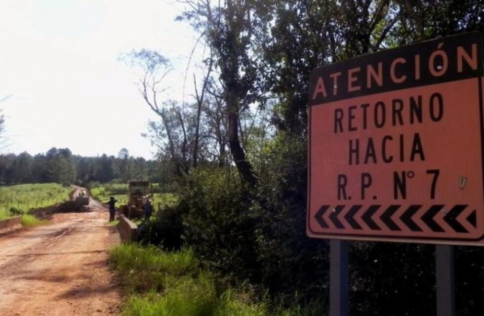 Desviarán el tránsito de la Ruta Provincial 7 para construir un nuevo puente