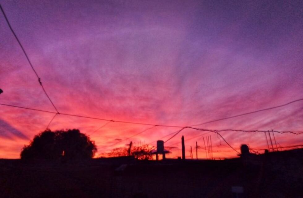 El atardecer mendocino colmó las redes sociales