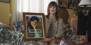María del Carmen Gallego, la madre de María Cash, no cree que el cráneo hallado en Bolivia sea el de su hija\u002E