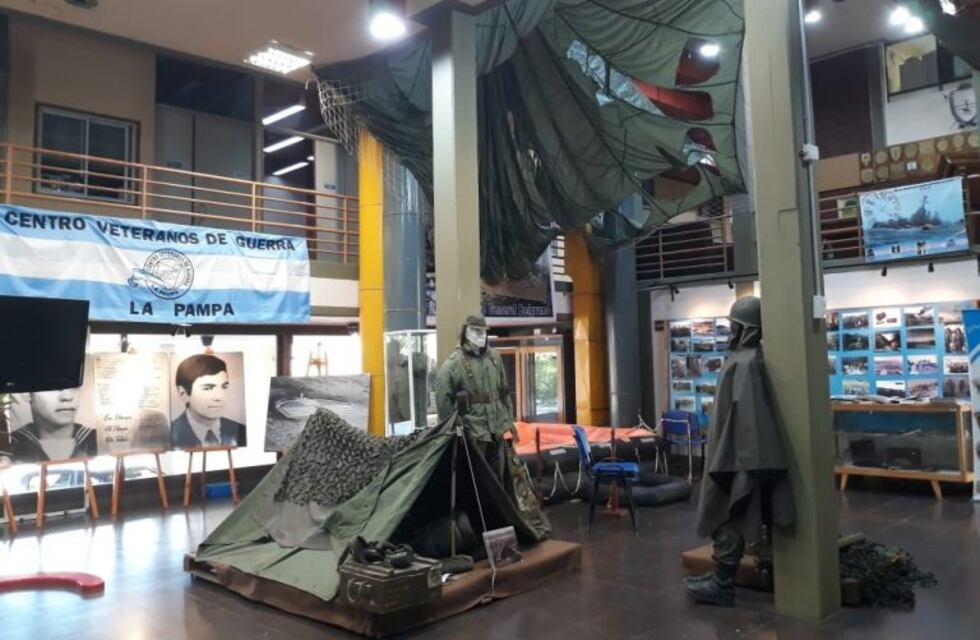 Culmina la exposición del Centro de Veteranos de Guerra La Pampa