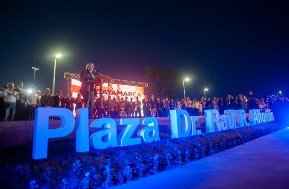 Alberto Fernández dejó inaugurado el  Parque Urbano Raúl Ricardo Alfonsín