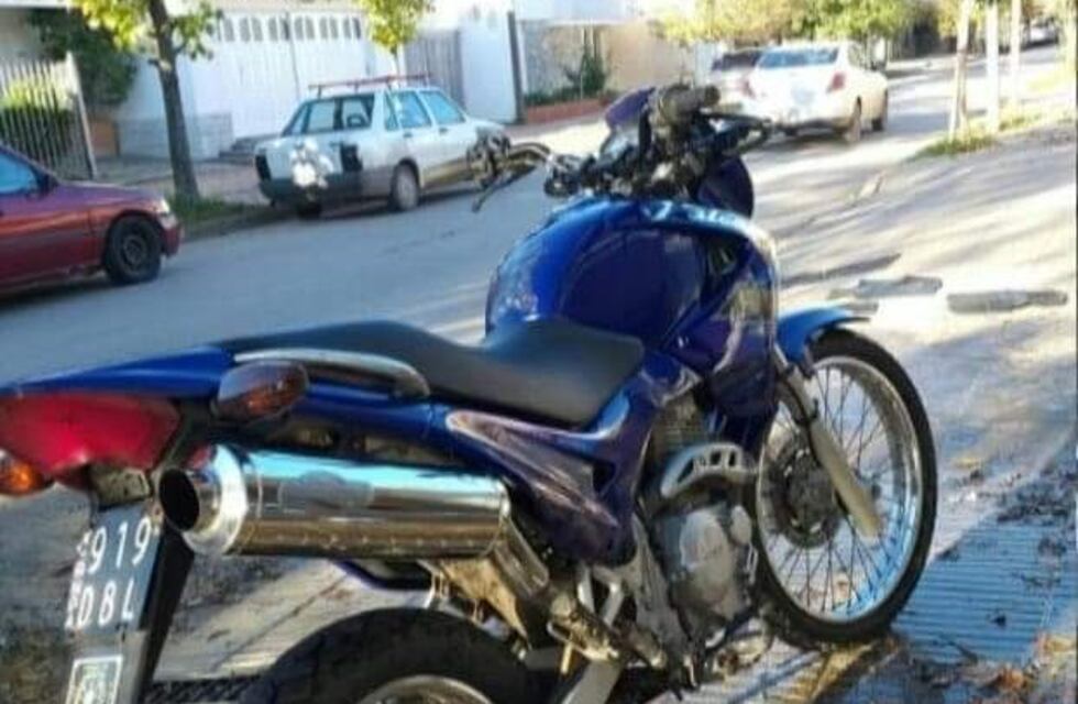 Le robaron la moto en Noche Buena