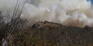 Riego “extremo” de incendios en la zona (Archivo)\u002E