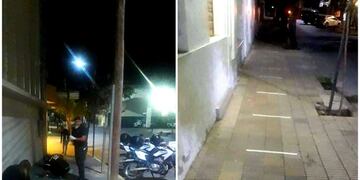 Marcan las calles para evitar aglomeramientos en La Cumbre\u002E (Foto: Facebook / Pablo Alicio)\u002E