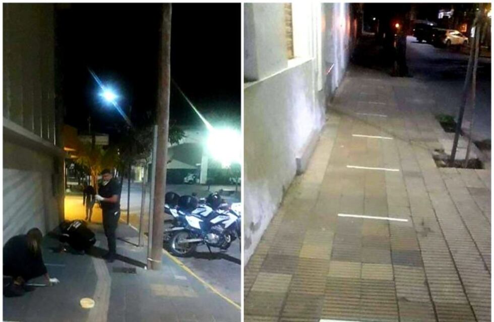 La Cumbre: marcan calles con cintas para evitar aglomeramientos