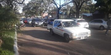 Caravana en Concordia, 9 de julio