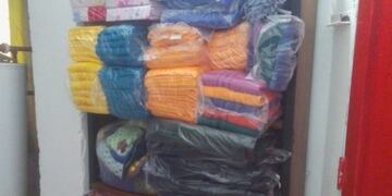 Llegaron en concepto de donaciones toallas, frazadas y mantas\u002E