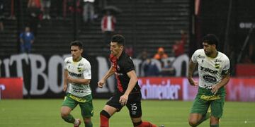 Joel Amoroso no gravitó a lo largo del encuentro\u002E (Juan José García)