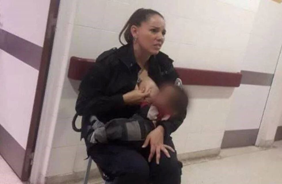 "Fue más mi instinto maternal", dijo la policía que amamantó al bebé abandonado