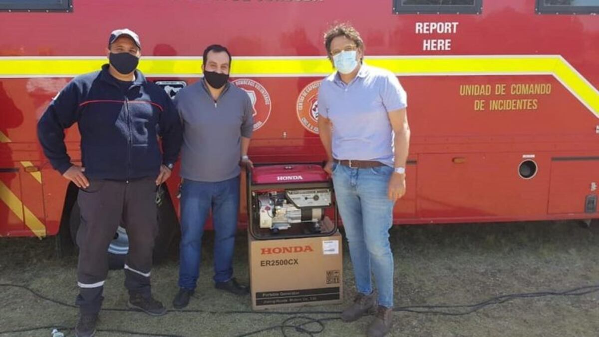 Los Bomberos de La Cumbre ya cuentan con un nuevo grupo electrógeno
