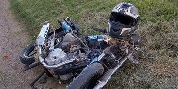 Un motociclista falleció este lunes en la ruta 11\u002E (SL24)