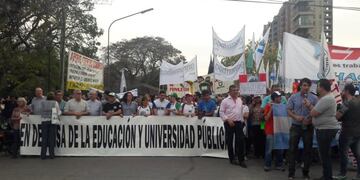 Marcharon bajo la consigna \