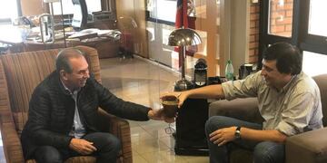 Stelatto y Losada reunidos