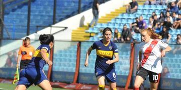 Boca y River\u002E (Lucía Merle/Clarín)