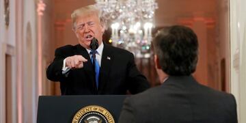 Le prohibieron la entrada a la Casa Blanca a Jim Acosta, el periodista de CNN que se peleó con Donald Trump\u002E