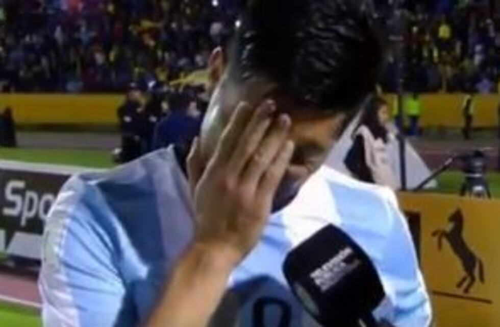 La emoción de Enzo Pérez tras el triunfo de la Selección