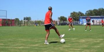 Entrenamiento de la Reserva de Newell's Old Boys.