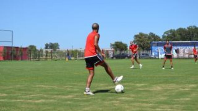 Entrenamiento de la Reserva de Newell's Old Boys.