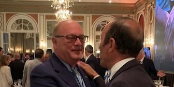 Conformidad de empresarios marplatenses por el discurso de Alberto Fernández ante el Consejo Interamericano de Comercio y Producción (Foto: Instagram Martín Cabrales)