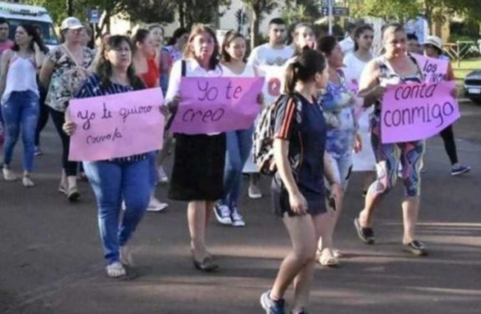 Marcha en Candelaria en solidaridad con víctimas de abusos sexuales