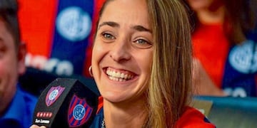 Macarena Sánchez (Foto: San Lorenzo)