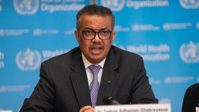 El director general de la Organización Mundial de la Salud (OMS), Tedros Adhanom Ghebreyesus (dpa)