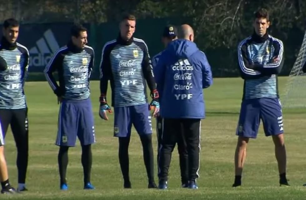 Armani, Higuaín, Fazio, Di María y Banega ya entrenan con la Selección