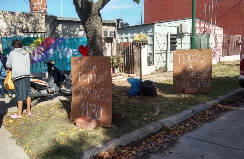 Por la pandemia, crearon una olla popular en el barrio Güemes