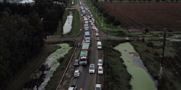 Accidente en la ruta AO12 generó un caos vehicular en la región\u002E (SL24)
