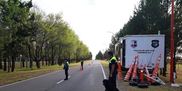 Comenzó el control policial en San Luis por el Día del Estudiante\u002E