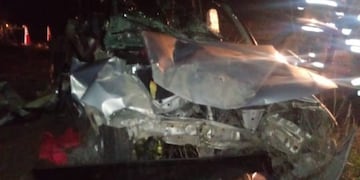 Un gol chocó contra un tren en Justo Daract, San Luis\u002E