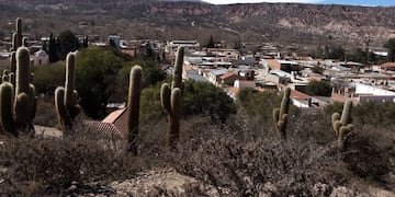 Vista del pueblo de Humahuaca, en Jujuy