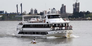 La nave fue construida y botada por primera vez en las costas locales\u002E (@rosario_turismo)