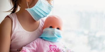 Niña COVID-19 (imagen ilustrativa)\nCrédito: Web