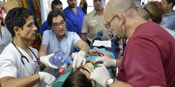 Simulacro de emergencias (Gobierno de La Pampa)