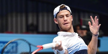 Diego Schwartzman debutó con triunfo en el ATP 500 de Viena\u002E (AFP)