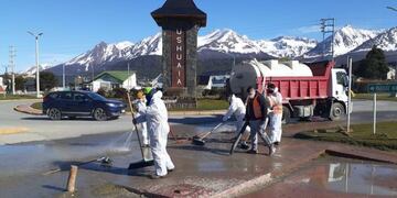 Limpieza de de la ciudad de Ushuaia\u002E