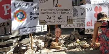 Trabajadores de Cultura denuncian incumplimiento de Lifschitz y toman el Ministerio (@TrabajadorxsM)