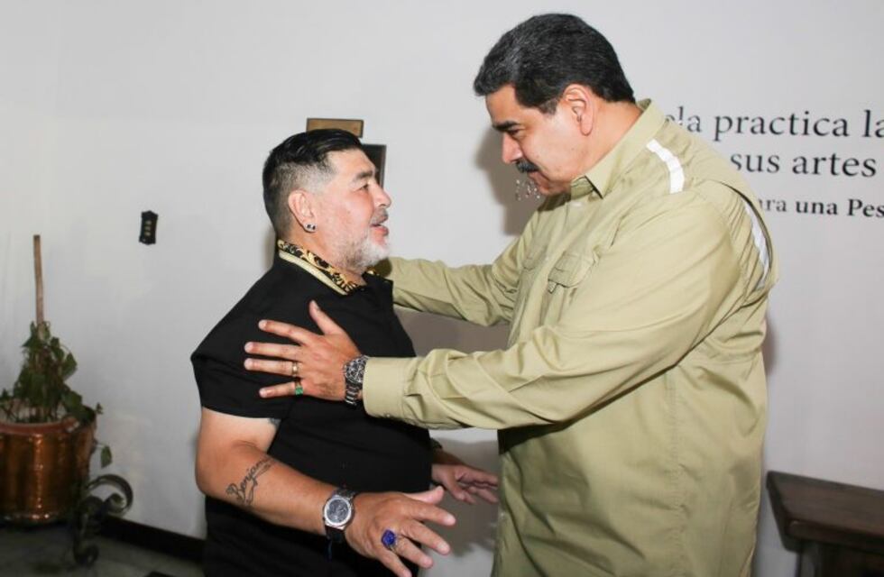 Diego Maradona visitó al presidente venezolano Nicolás Maduro: "Aquí se respira lucha y revolución"