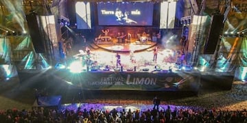 Más de 20 mil personas estuvieron presente en la primera noche del Festival Nacional del Limón (Foto: Municipalidad de Tafí Viejo)\u002E