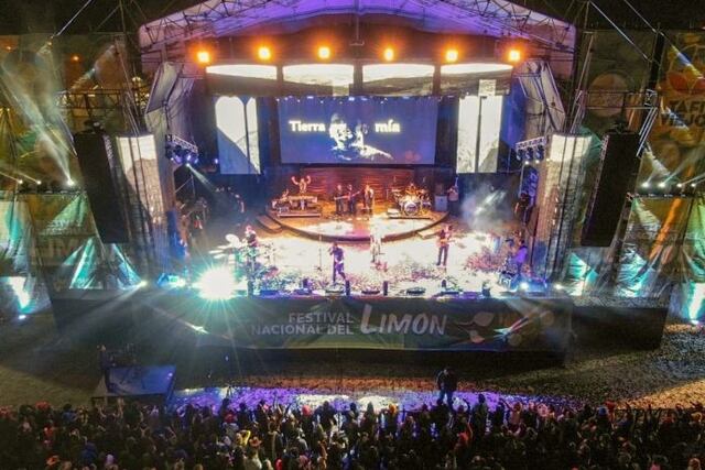 Más de 20 mil personas estuvieron presente en la primera noche del Festival Nacional del Limón (Foto: Municipalidad de Tafí Viejo)\u002E