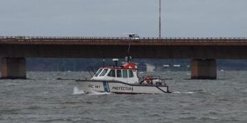 Rescate en el río Paraná