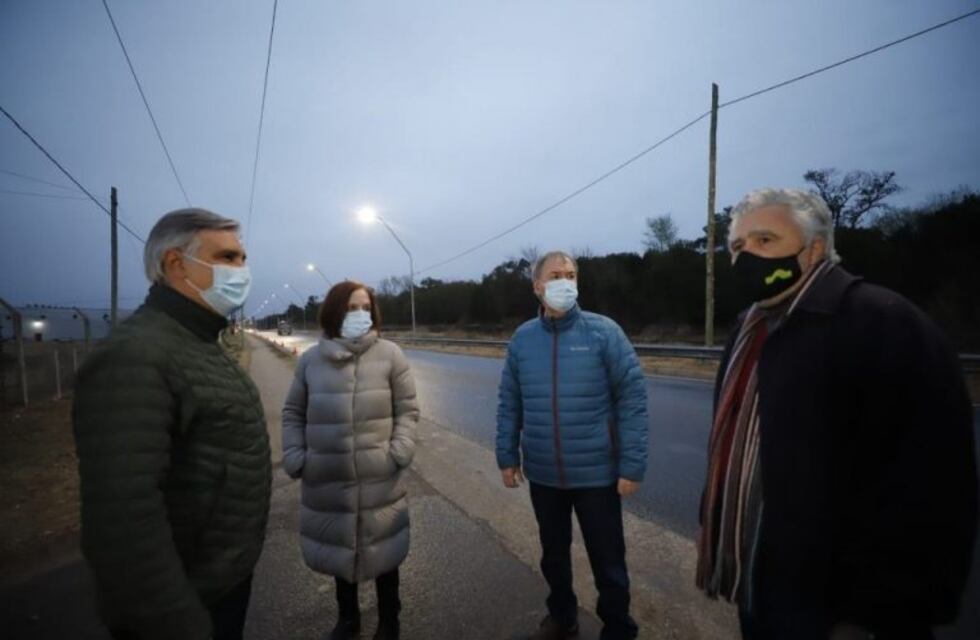 Se inauguró la iluminación de un tramo de la Avenida Spilimbergo