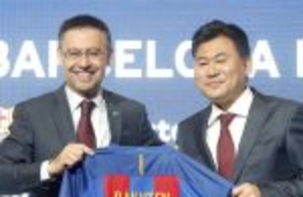 Barcelona cobrará al menos 55 millones de euros al año por el patrocinio de su camiseta