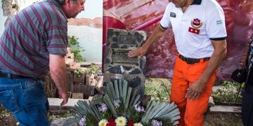 Alta Gracia: Homenaje al bombero Luis Alfredo Millán