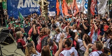 Protesta de Amsafe (Amsafe Rosario)