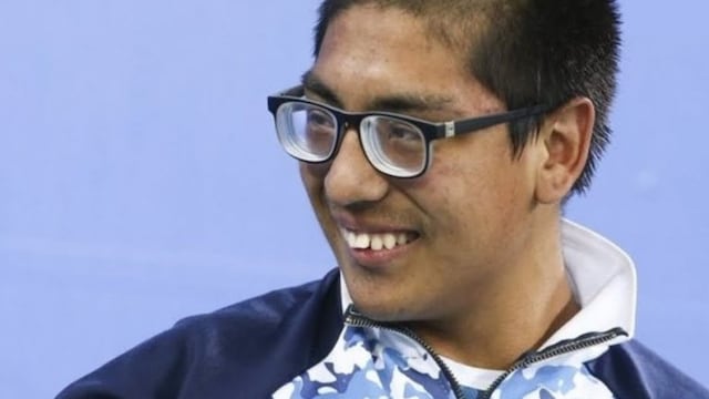 Franco Gómez cosechó la medalla de bronce en los 50 metros pecho en natación\u002E (Archivo)