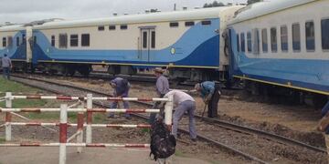 Tren descarrillado en Rosario 2