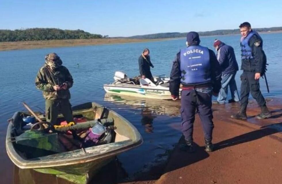 Continúa la búsqueda del joven que cayó en aguas del lago Urugua-í